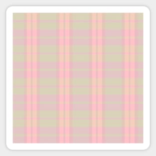 Pastel Aesthetic Daviana 2 Hand Drawn Textured Plaid Pattern Sticker